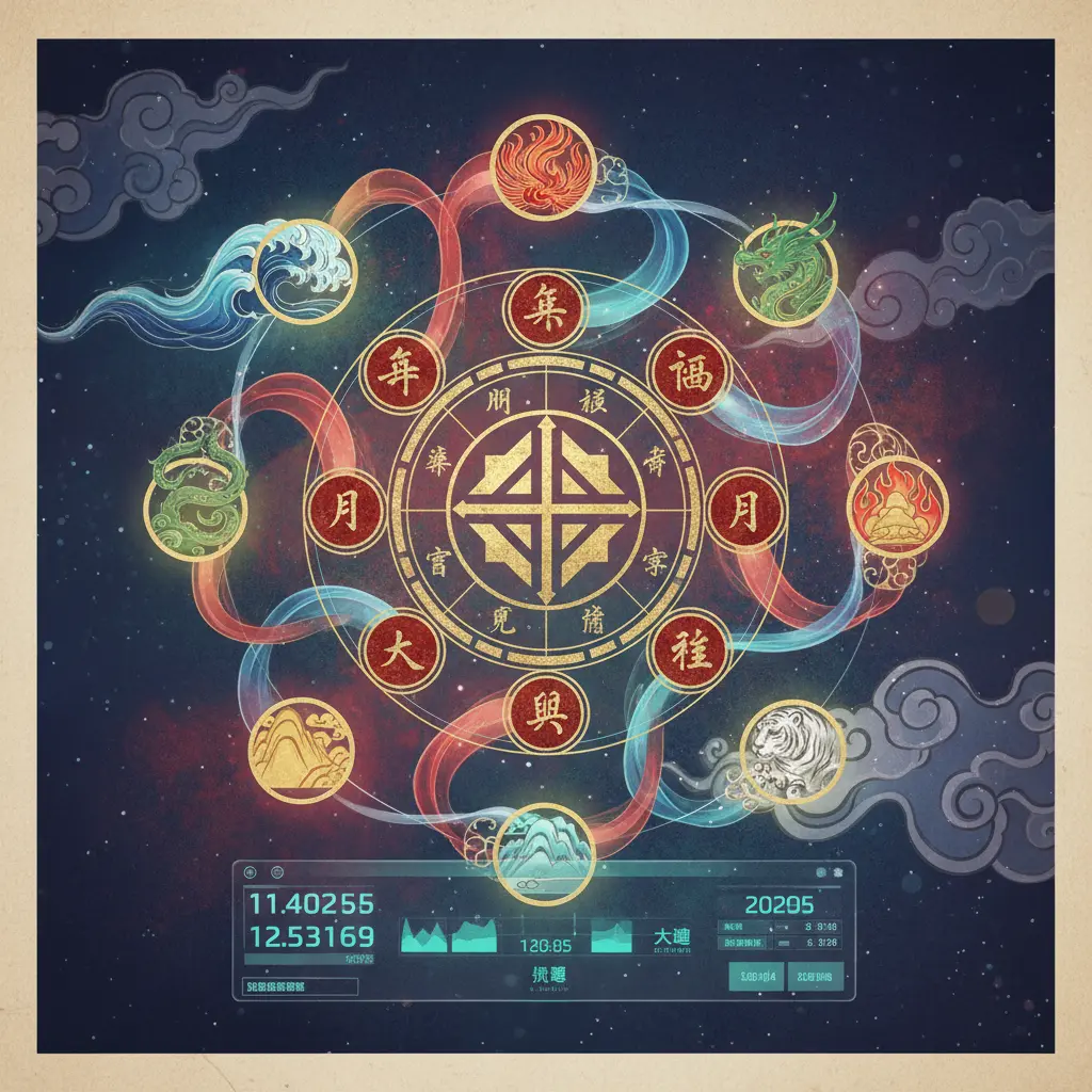 八字命理 - 八字命盤