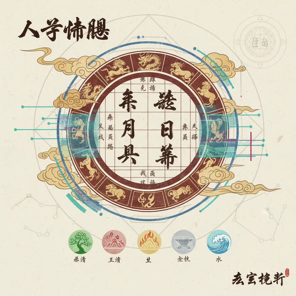 八字 - 八字命盤