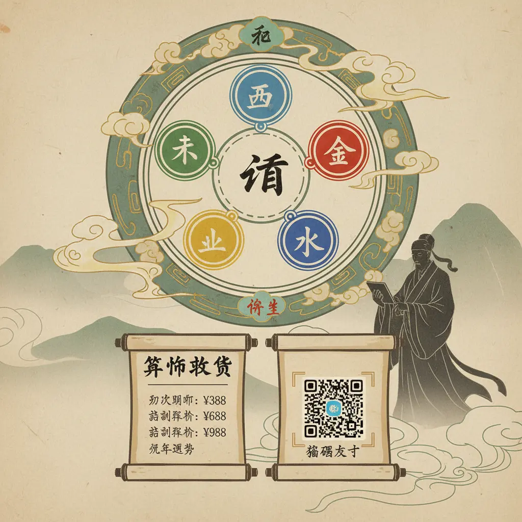 算命收費 - 五行