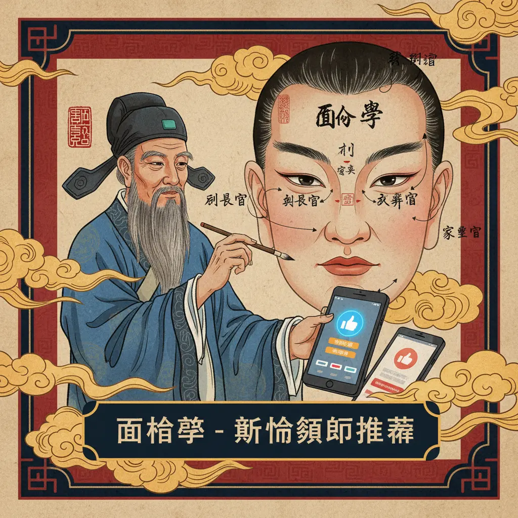 算命師傅推薦 - 面相學