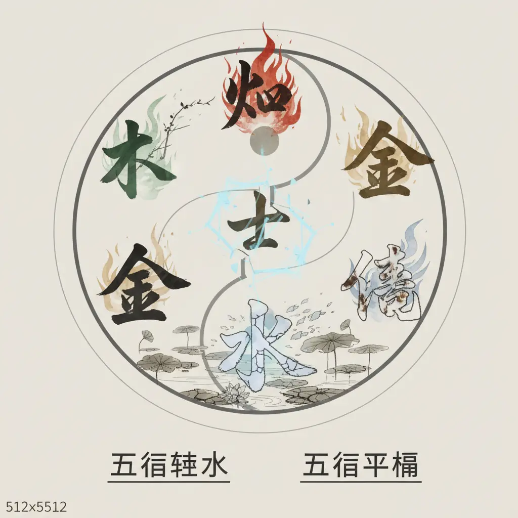 五行平衡 - 五行缺水
